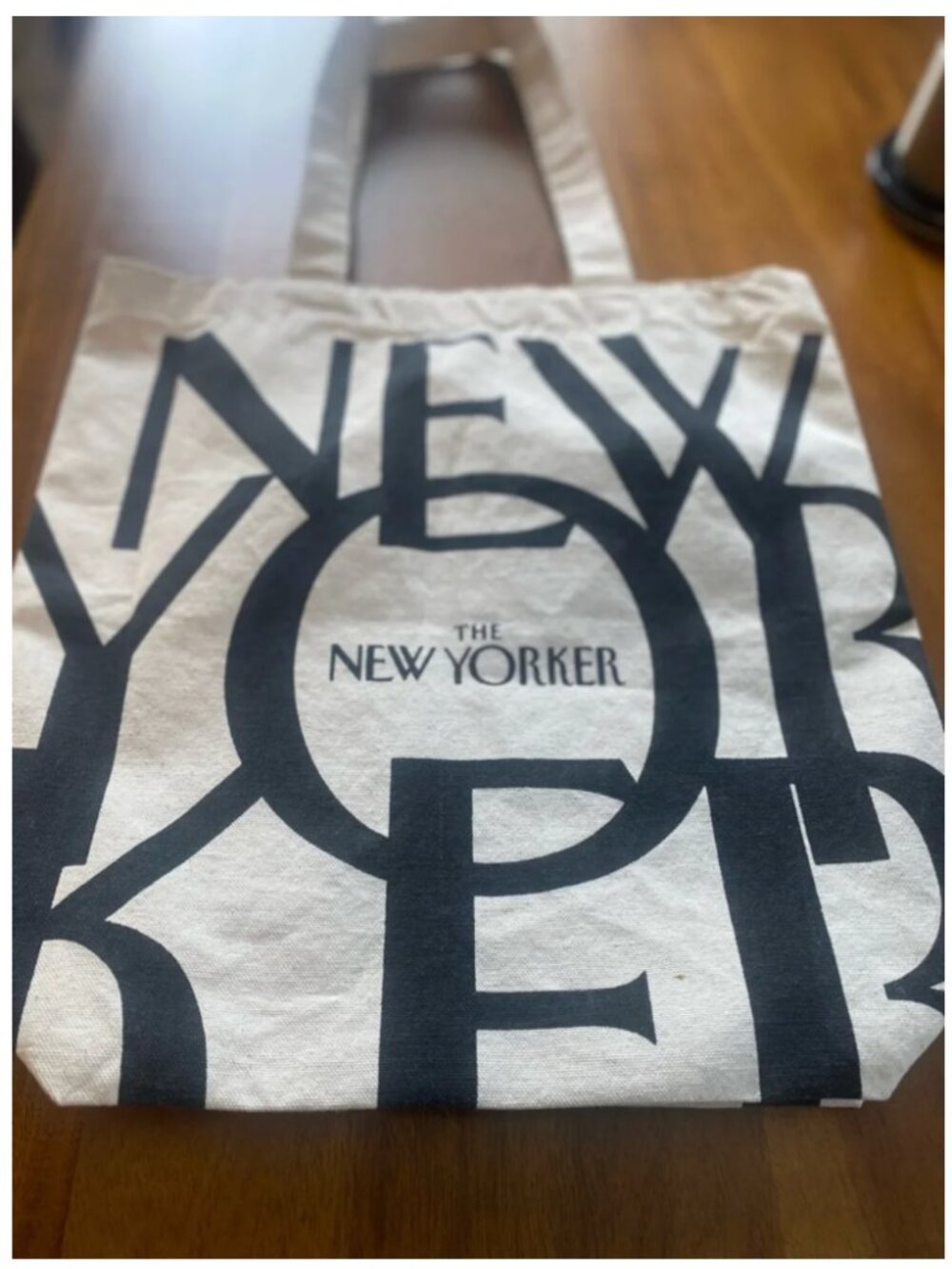 The New Yorker Cotton Tote Bag Reusable Bag